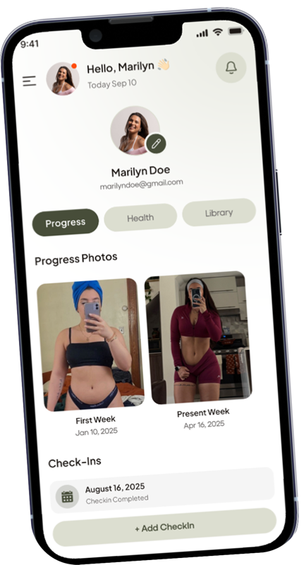 Fuerte App — Progress & Check-Ins